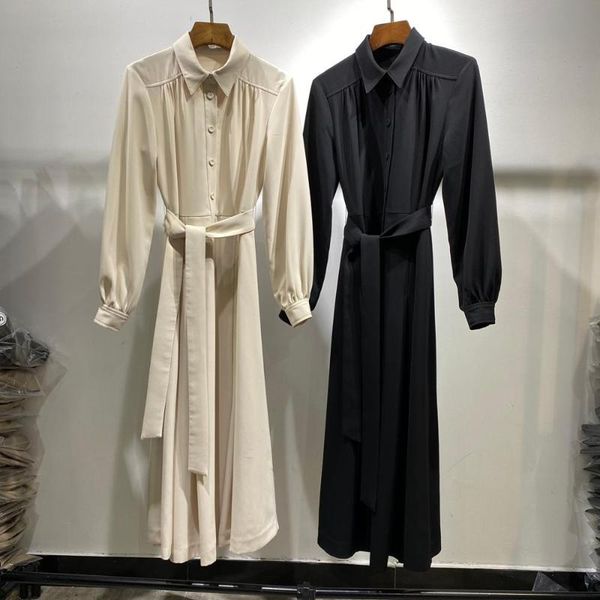 2012540 elegant women long sleeve vintage lady apricot black dress, Black;gray
2012540 elegant women long sleeve vintage lady apricot black dress, Black;gray