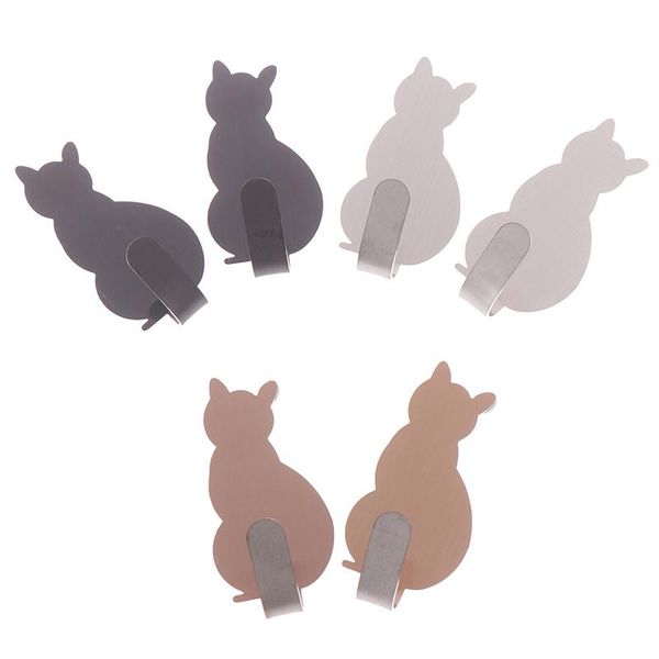 hooks & rails 2pcs self adhesive cat pattern storage holder for bathroom kitchen hanger stick on wall hanging clothes towel racks
hooks & rails 2pcs self adhesive cat pattern storage holder for bathroom kitchen hanger stick on wall hanging clothes towel racks