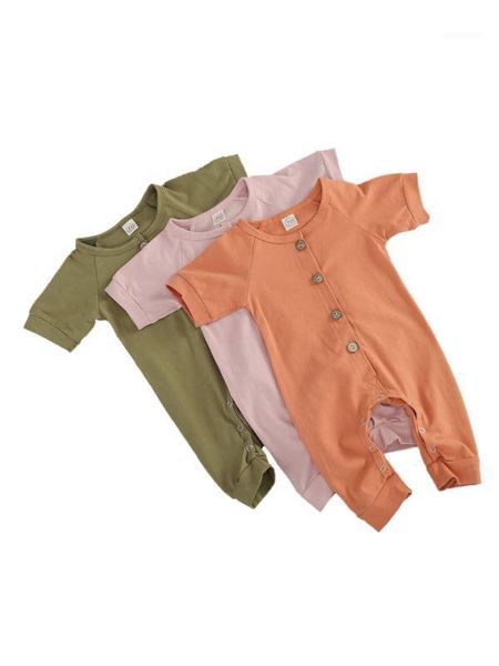 baby romper solid color short sleeve classical outfit cute button-down button closure jumpsuit romper1, White
baby romper solid color short sleeve classical outfit cute button-down button closure jumpsuit romper1, White