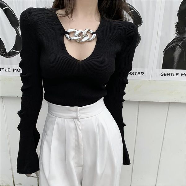 women's t-shirt v neck knit ladies dress t shirt knitted flare long sleeve women 2021 casual spring chain for cc001s50, White
women's t-shirt v neck knit ladies dress t shirt knitted flare long sleeve women 2021 casual spring chain for cc001s50, White