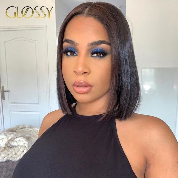 lace wigs short straight bob 4x4 closure mongolian human hair front for black women pre plucked with baby, Black;brown
lace wigs short straight bob 4x4 closure mongolian human hair front for black women pre plucked with baby, Black;brown