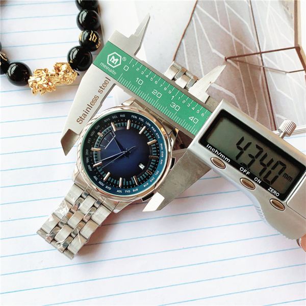 new fashion men's watch with calendar life waterproof gentleman business all-match stainless steel 43mm large dial watch christmas gift, Slivery;brown
new fashion men's watch with calendar life waterproof gentleman business all-match stainless steel 43mm large dial watch christmas gift, Slivery;brown