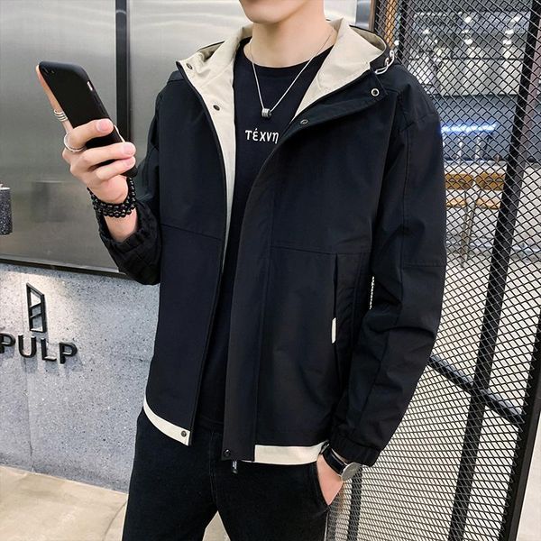 men's cargo jacket autumn streetwear hooded windbreaker slim fit bomber jackets pilot coat fashion outerwear multi-pocket coats1, Black;brown
men's cargo jacket autumn streetwear hooded windbreaker slim fit bomber jackets pilot coat fashion outerwear multi-pocket coats1, Black;brown