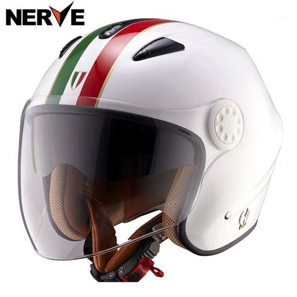 motorcycle helmets nerve helmet 3/4 open face jet scooter half double lens motorbike helm capacete casco1
motorcycle helmets nerve helmet 3/4 open face jet scooter half double lens motorbike helm capacete casco1
