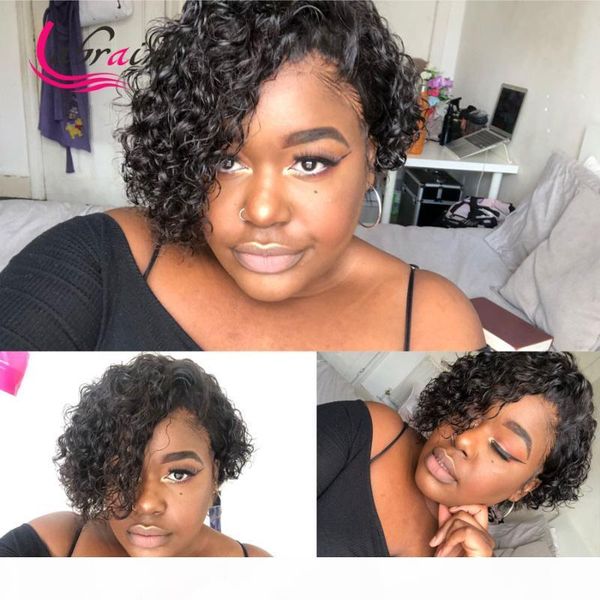 hd 13x4 curly lace front wigs 4x4 lace closure wig short bob wig front human hair wigs pixie cut frontal bleached knot, Black;brown
hd 13x4 curly lace front wigs 4x4 lace closure wig short bob wig front human hair wigs pixie cut frontal bleached knot, Black;brown