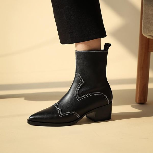 boots fashion animal prints woman genuine leather high heels party basic shoes women ankle warm short, Black
boots fashion animal prints woman genuine leather high heels party basic shoes women ankle warm short, Black
