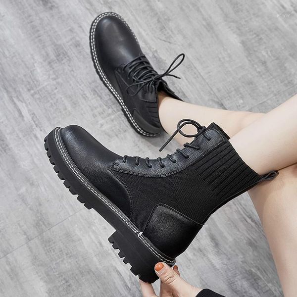 women shoes platform shoes woman genuine leather winter warm winter boots women plus size woman boots for1, Black
women shoes platform shoes woman genuine leather winter warm winter boots women plus size woman boots for1, Black