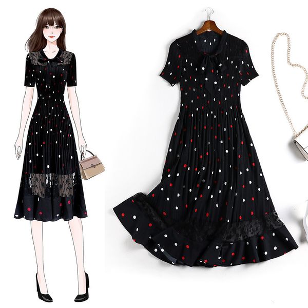 chiffon polka dot plus female size 6l long women's clothes new style 10958 dress 49un, Black;gray
chiffon polka dot plus female size 6l long women's clothes new style 10958 dress 49un, Black;gray