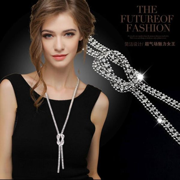 long adornment necklace restoring ancient ways women sweater chain dress is match jewelry accessories, Silver
long adornment necklace restoring ancient ways women sweater chain dress is match jewelry accessories, Silver