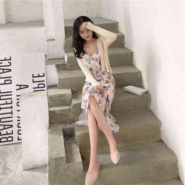 casual dresses 2022 early autumn high sense of temperament knitted coat broken flower suspender long dresses two-piece women's suit, Black;gray
casual dresses 2022 early autumn high sense of temperament knitted coat broken flower suspender long dresses two-piece women's suit, Black;gray