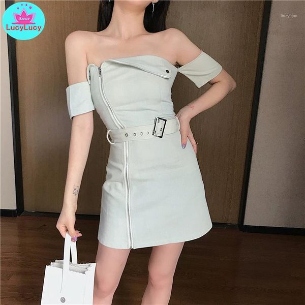 women's 2020 summer new temperament word collar backless design sense denim bag hip dress sleeveless zippers1, Black;gray
women's 2020 summer new temperament word collar backless design sense denim bag hip dress sleeveless zippers1, Black;gray