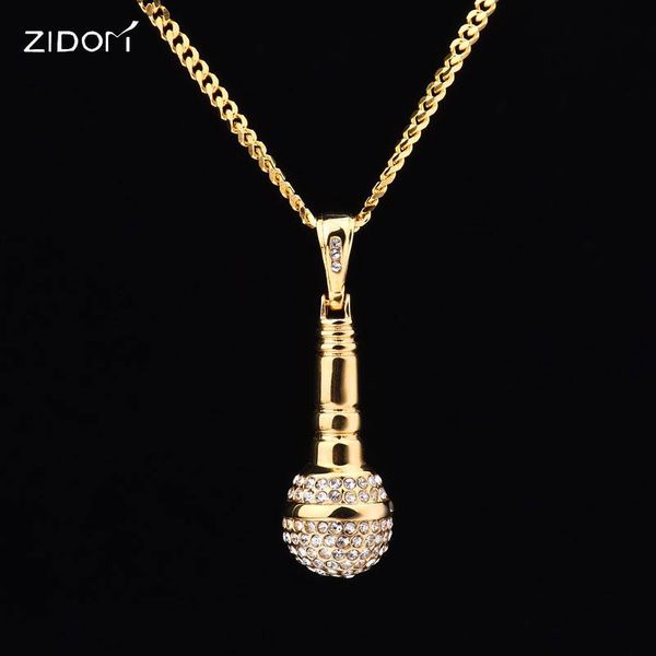 pendant necklaces men hiphop iced out microphone stainless steel 20-24inch long chain fashion hip hop necklace men/women jewelry, Silver
pendant necklaces men hiphop iced out microphone stainless steel 20-24inch long chain fashion hip hop necklace men/women jewelry, Silver