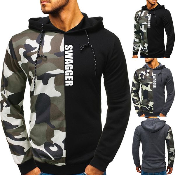 mens camouflage stitching hoodie casual hoodies 2 colors for men long sleeve hooded sweatshirt streetwear, Black
mens camouflage stitching hoodie casual hoodies 2 colors for men long sleeve hooded sweatshirt streetwear, Black