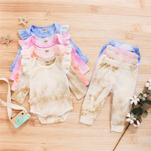newborn baby boys girls tie dye clothes sets long sleeve ruffles romper +pants fashion kids girlrs ribbed knitted outfits, White
newborn baby boys girls tie dye clothes sets long sleeve ruffles romper +pants fashion kids girlrs ribbed knitted outfits, White