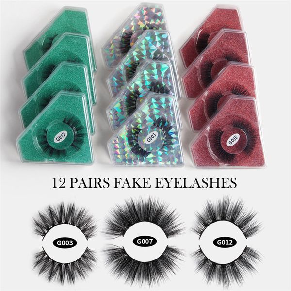 new 12pcs/set false eyelashes square shape box mixed 5d imitation mink hair natural thick false eyelashes factory sales
new 12pcs/set false eyelashes square shape box mixed 5d imitation mink hair natural thick false eyelashes factory sales