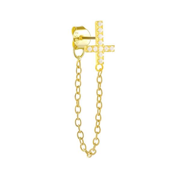 aide 925 sterling silver cross pattern puncture pendientes cruz oorbellen chain studs earrings for woman girls jewelry accessori, Golden;silver
aide 925 sterling silver cross pattern puncture pendientes cruz oorbellen chain studs earrings for woman girls jewelry accessori, Golden;silver