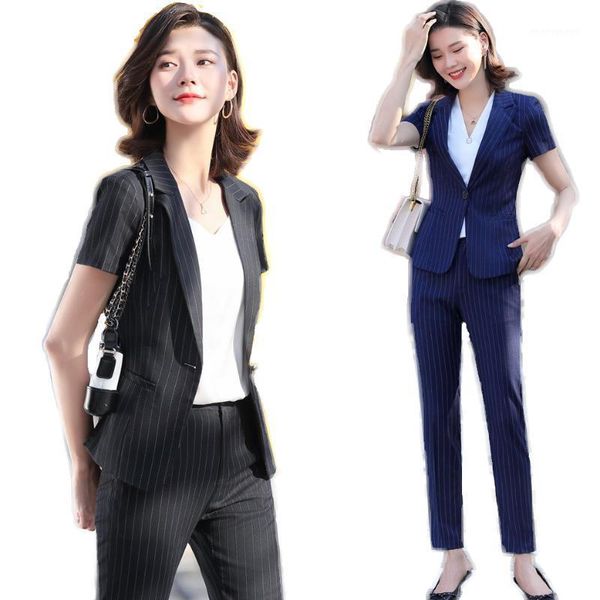 women's suits & blazers summer formal office ladies black blazer women business with pant and jacket sets short sleeve for women1, White;black
women's suits & blazers summer formal office ladies black blazer women business with pant and jacket sets short sleeve for women1, White;black
