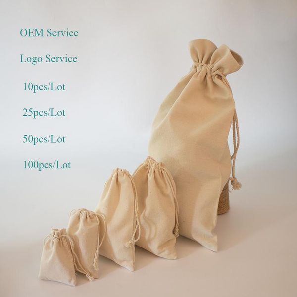 50pcs/lot drawstring natural canvas bag 7x9 9x12 10x15 13x18 15x20 jewlery packing pouch can do logo and cu bbydih
50pcs/lot drawstring natural canvas bag 7x9 9x12 10x15 13x18 15x20 jewlery packing pouch can do logo and cu bbydih