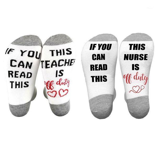 2020 new funny words letter crew socks if you can read this teacher hosiery1, Black;white
2020 new funny words letter crew socks if you can read this teacher hosiery1, Black;white