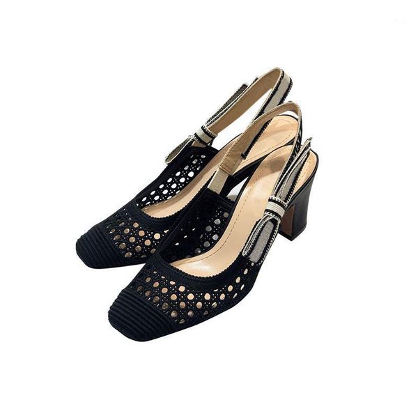 sandals 2021 7cm high-heeled in summer, slingback hollow mesh breathable pink patent leather comfortable anti-skid design1, Black
sandals 2021 7cm high-heeled in summer, slingback hollow mesh breathable pink patent leather comfortable anti-skid design1, Black