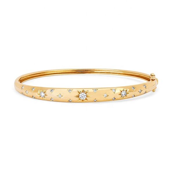 starry star starburst design signet gold bangle bracelet for women fashion white blue czs 201211, Black
starry star starburst design signet gold bangle bracelet for women fashion white blue czs 201211, Black