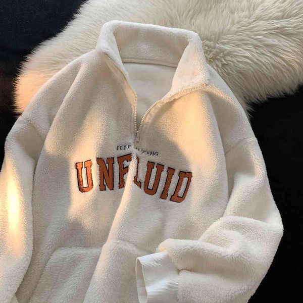 hoodies women polo collar sweater women's plush thickened autumn winter 2021 loose design sense, Black
hoodies women polo collar sweater women's plush thickened autumn winter 2021 loose design sense, Black