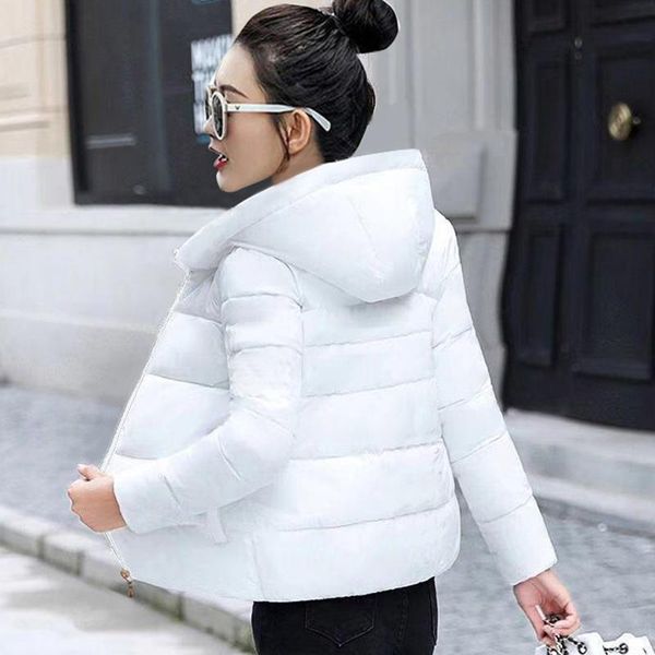 women's down & parkas autumn jacket for women 2021 european fashion white coat slim cotton female winter hooded outerwear, Black
women's down & parkas autumn jacket for women 2021 european fashion white coat slim cotton female winter hooded outerwear, Black