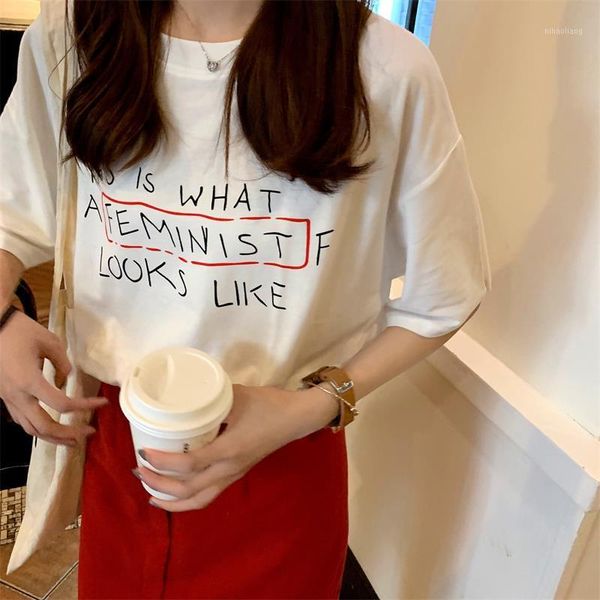 women's t-shirt women's t-shirts harajuku ulzzang student sweet letter print bf loose lovely lady kawaii ins chic tshirt for women, White
women's t-shirt women's t-shirts harajuku ulzzang student sweet letter print bf loose lovely lady kawaii ins chic tshirt for women, White