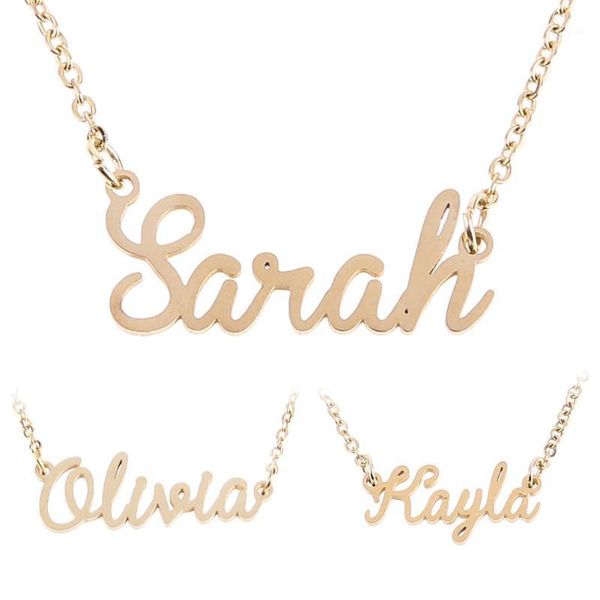 pendant necklaces fashion letter name chain necklace custom collar nameplate gift customized nameplate1, Silver
pendant necklaces fashion letter name chain necklace custom collar nameplate gift customized nameplate1, Silver