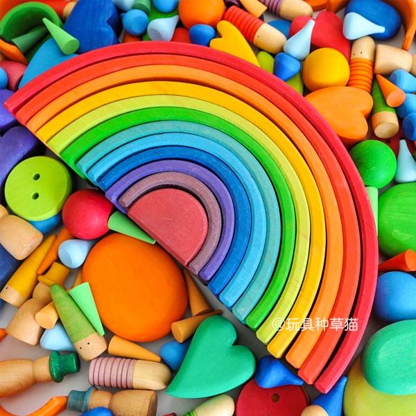 german basswood rainbow building block national version of montessori children's puzzle making small toys ins kindergarten early educat
german basswood rainbow building block national version of montessori children's puzzle making small toys ins kindergarten early educat