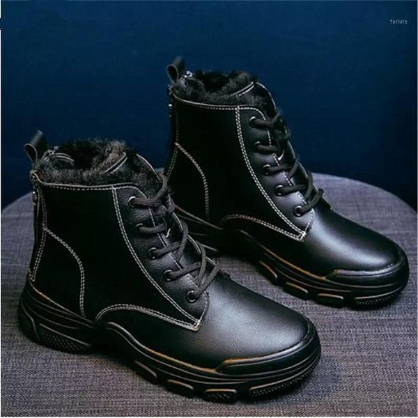 2020 new women winter snow boots fashion warm plush ankle women lace up zipper women's boots leather botas de mujer w6141, Black
2020 new women winter snow boots fashion warm plush ankle women lace up zipper women's boots leather botas de mujer w6141, Black
