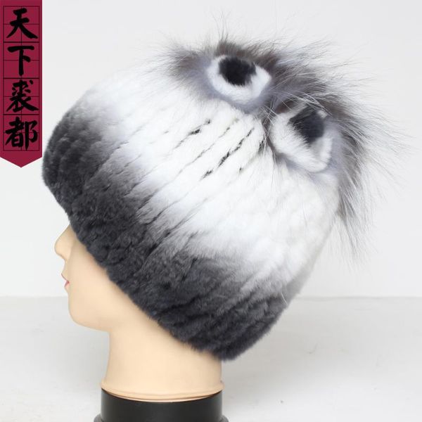 beanie/skull caps russia lady winter authentic rex fur beanies hat women warm 100% natural real good elasticity, Blue;gray
beanie/skull caps russia lady winter authentic rex fur beanies hat women warm 100% natural real good elasticity, Blue;gray