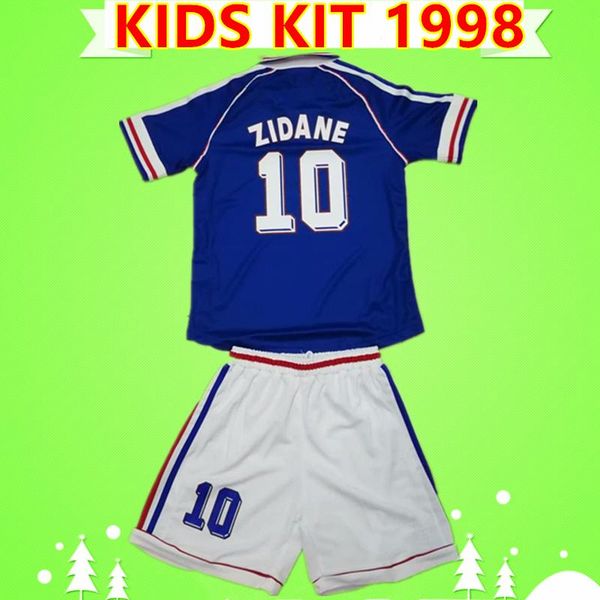 kids kit 1998 retro soccer jersey 98 zidane henry classic vintage boys sets football shirt home blue children suits maillot de foot dugarry, Black
kids kit 1998 retro soccer jersey 98 zidane henry classic vintage boys sets football shirt home blue children suits maillot de foot dugarry, Black