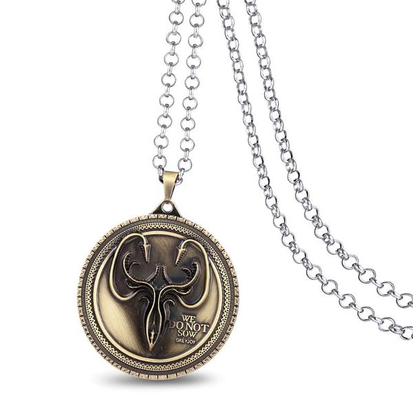 house greyjoy necklace baratheon targaryen lannister stark necklaces round coin pendant the song of and fire colar jewelry, Silver
house greyjoy necklace baratheon targaryen lannister stark necklaces round coin pendant the song of and fire colar jewelry, Silver