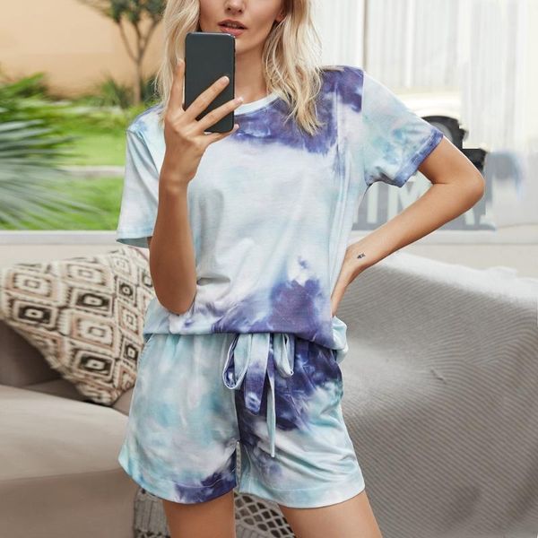 gym clothing fashion womens casual loose tracksuits 2 piece set ladies home comfortable breathable tie-dye print short sleeve #31, White;black
gym clothing fashion womens casual loose tracksuits 2 piece set ladies home comfortable breathable tie-dye print short sleeve #31, White;black