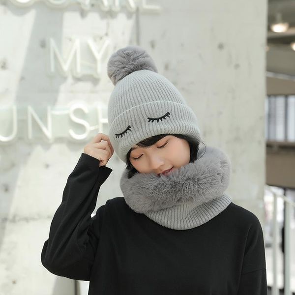 beanie/skull caps winter thick knit wool fur pom hats for women balaclava designer beanie girl plush warm protection neck bonnet scarf, Blue;gray
beanie/skull caps winter thick knit wool fur pom hats for women balaclava designer beanie girl plush warm protection neck bonnet scarf, Blue;gray