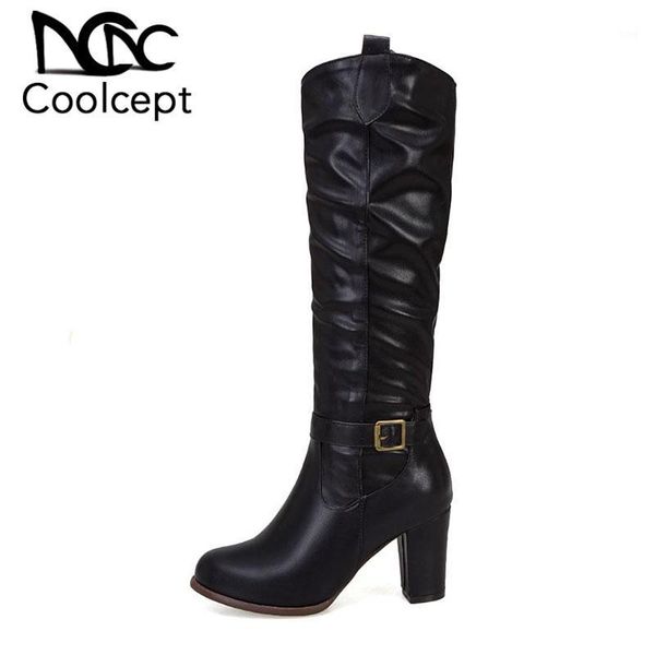 boots coolcept plus size 33-48 women knee high retro slip on work shoes woman ladies daily motorcycle female botas1, Black
boots coolcept plus size 33-48 women knee high retro slip on work shoes woman ladies daily motorcycle female botas1, Black