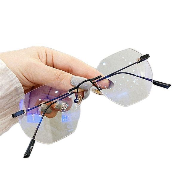uvlaik blauw llight transparante randloze bril frame vrouwen spektakel bijziendheid frameloze bril mannen brillen optische, White;black
uvlaik blauw llight transparante randloze bril frame vrouwen spektakel bijziendheid frameloze bril mannen brillen optische, White;black