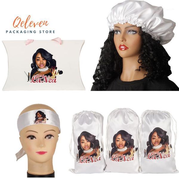 customized logo white virgin hair bundle packaging satin bag/edge head scarf/tag/hair bundle wraps/bonnet for wig1
customized logo white virgin hair bundle packaging satin bag/edge head scarf/tag/hair bundle wraps/bonnet for wig1