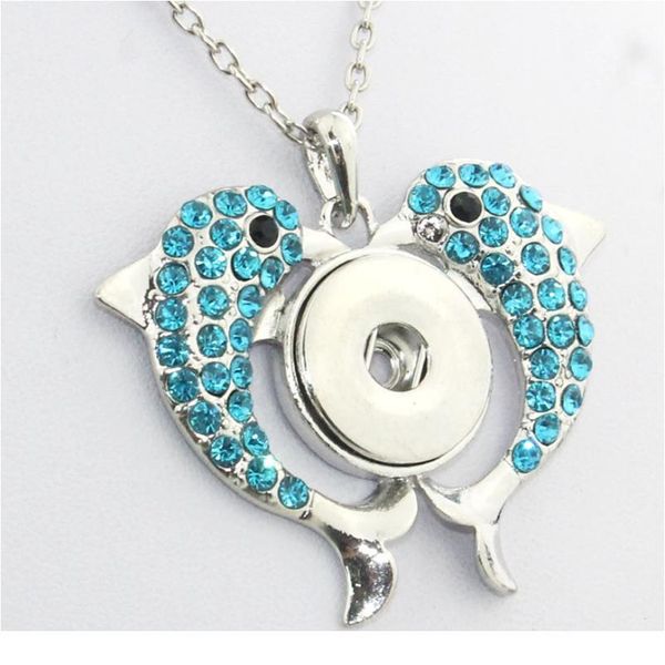 4colors 2016 crystal dolphin snap button jewelry simple necklaces and chokers for women (fit 18mm 20mm snaps bbyrrr, Silver
4colors 2016 crystal dolphin snap button jewelry simple necklaces and chokers for women (fit 18mm 20mm snaps bbyrrr, Silver
