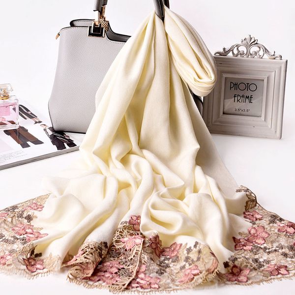 female 100% bride's embroidered scarf shawls and wedding wrap ladies winter pashimina scarves wool foulard femme 58dy, Blue;gray
female 100% bride's embroidered scarf shawls and wedding wrap ladies winter pashimina scarves wool foulard femme 58dy, Blue;gray