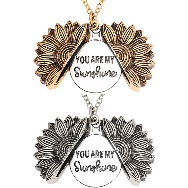 2019 fashionable new necklace female sunflower sunflower double lettered neckchain sunflower upgraded version, Silver
2019 fashionable new necklace female sunflower sunflower double lettered neckchain sunflower upgraded version, Silver