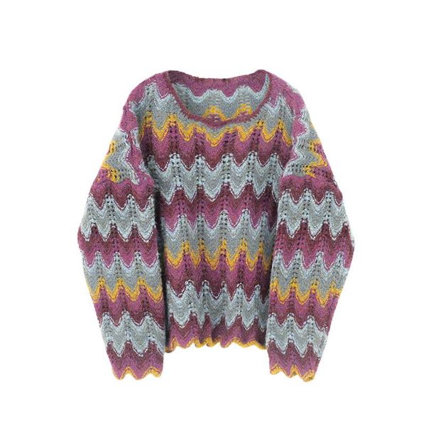 women's sweaters mohair pullover sweater women korean style spring autumn wave pattern knitted outerwear long sleeve pull t7056, White;black
women's sweaters mohair pullover sweater women korean style spring autumn wave pattern knitted outerwear long sleeve pull t7056, White;black