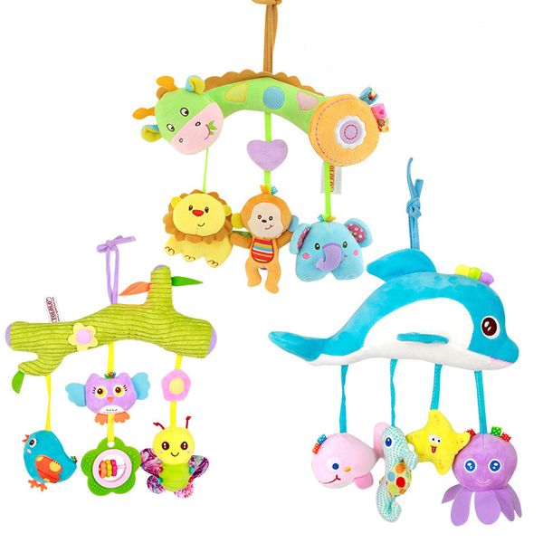 qwz new rattles for kids baby toys 0-24 months mobile on the bed educational newborn infant hanging stroller animals toys gift q1214
qwz new rattles for kids baby toys 0-24 months mobile on the bed educational newborn infant hanging stroller animals toys gift q1214