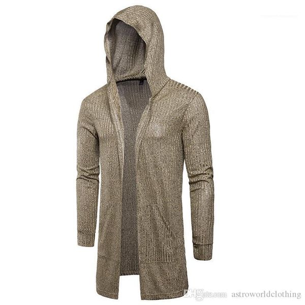 cardigan sleeve thin kniter casual mens hooded knitwear solid designer sweater fashion long, White;black
cardigan sleeve thin kniter casual mens hooded knitwear solid designer sweater fashion long, White;black