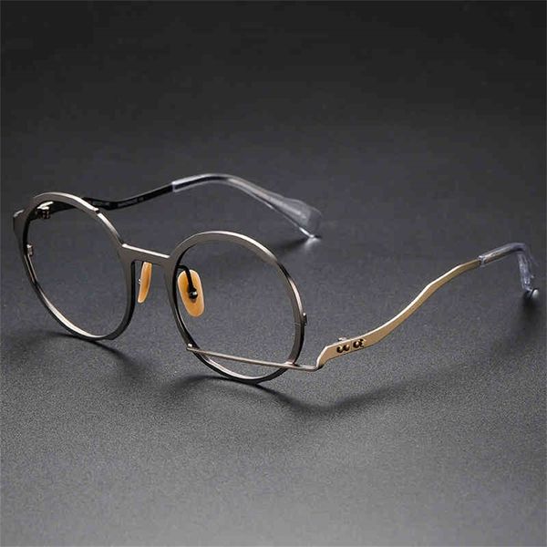 75% off online shop maruyama zhenghong mm-0033 niche metal spectacle frame round frame irregular spectacle frame, White;black
75% off online shop maruyama zhenghong mm-0033 niche metal spectacle frame round frame irregular spectacle frame, White;black