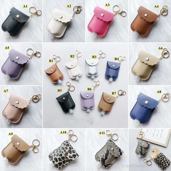 a-pu leather sanitizer keychain bag with 30ml leopard hand soap bottle holder key ring pendants cover gwd1817
a-pu leather sanitizer keychain bag with 30ml leopard hand soap bottle holder key ring pendants cover gwd1817