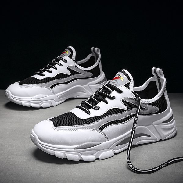 combination men's sports shoes four seasons 2020 new leisure and breathable travel shoes fashion ins dad shoes c1212, Black;white
combination men's sports shoes four seasons 2020 new leisure and breathable travel shoes fashion ins dad shoes c1212, Black;white