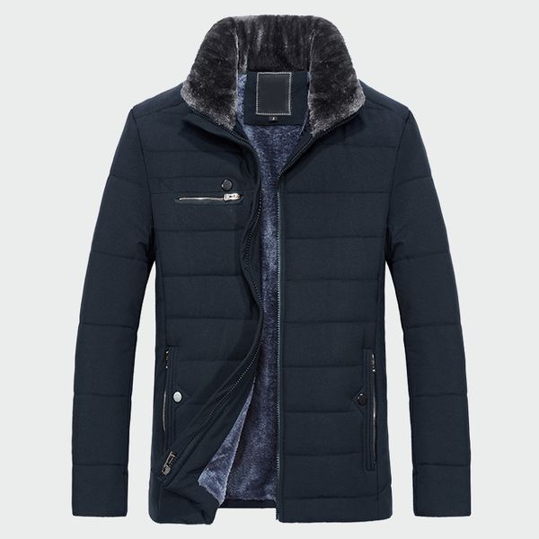 fur collar 2019 new style winter men's warm coat thick fleece fashion long jackets mens brand clothing male overcoat, Black
fur collar 2019 new style winter men's warm coat thick fleece fashion long jackets mens brand clothing male overcoat, Black