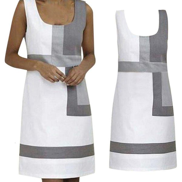 new travel office summer casual women color block sleeveless o-neck mini shift dress drop shipping good quality, Black;gray
new travel office summer casual women color block sleeveless o-neck mini shift dress drop shipping good quality, Black;gray